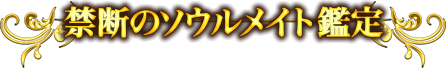 禁断のソウルメイト鑑定